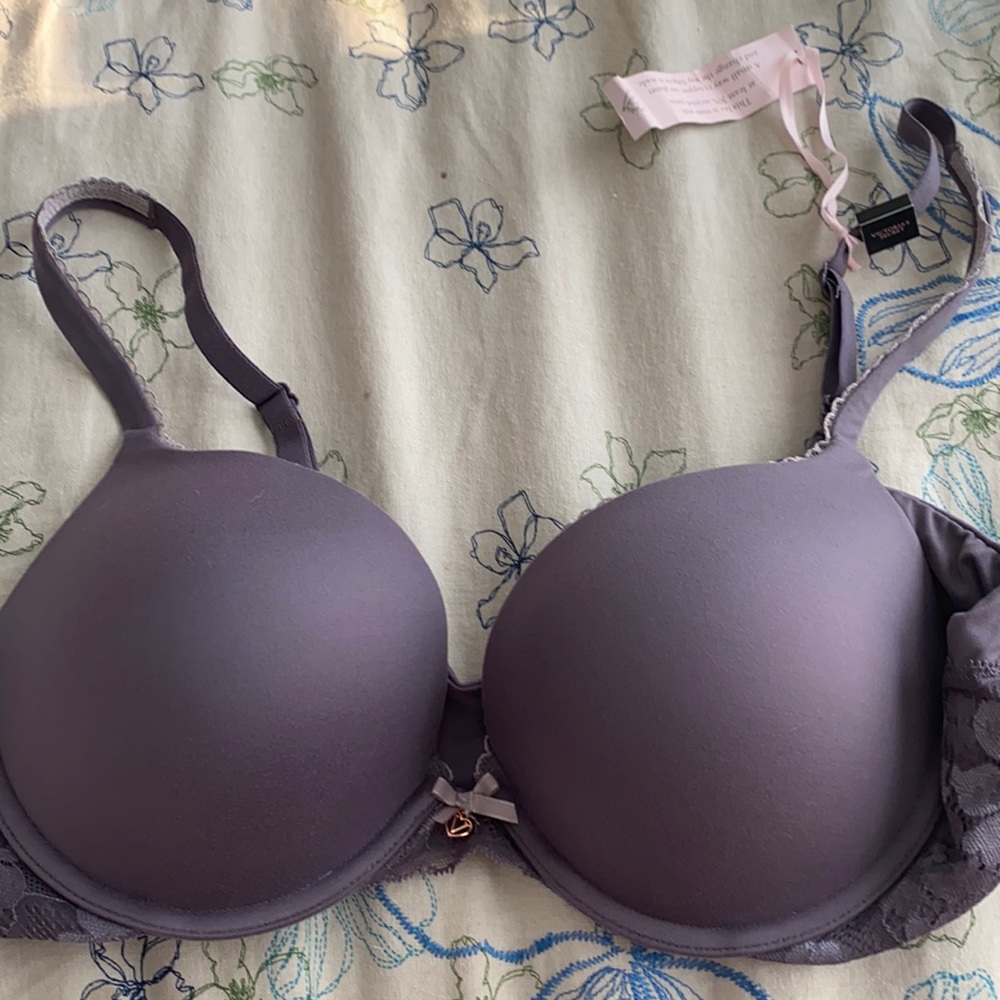 victoria’s secret purple push-up bra